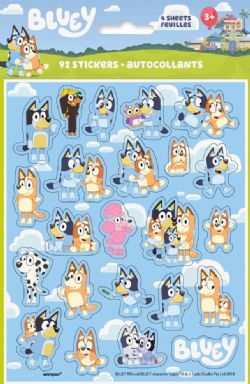 AUTOCOLLANTS BLUEY DOLLHOUSE ( 4 FEUILLES )
